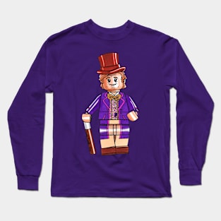 Willy Wonka Minifigure Long Sleeve T-Shirt